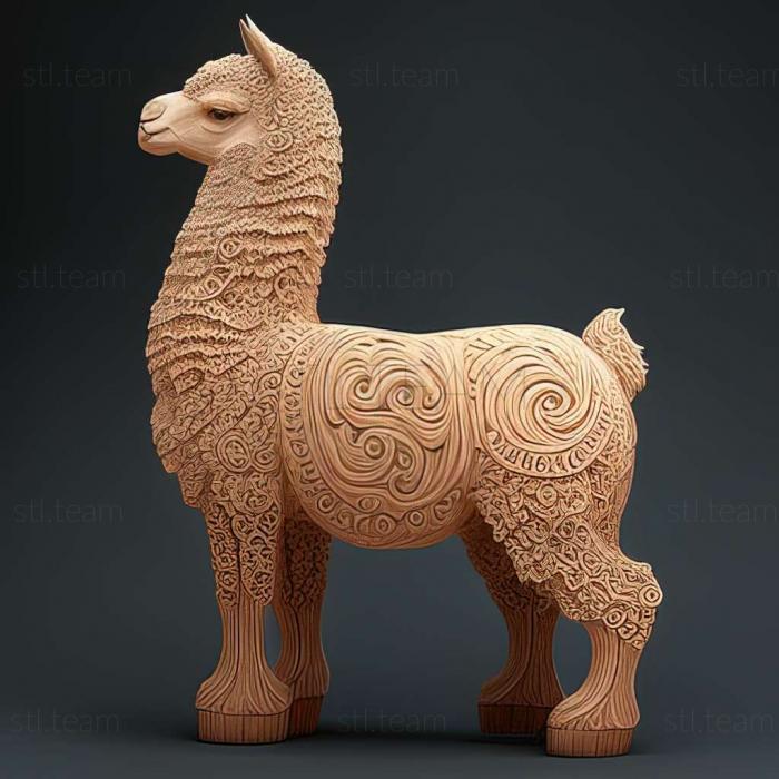 3D model Alpaca (STL)